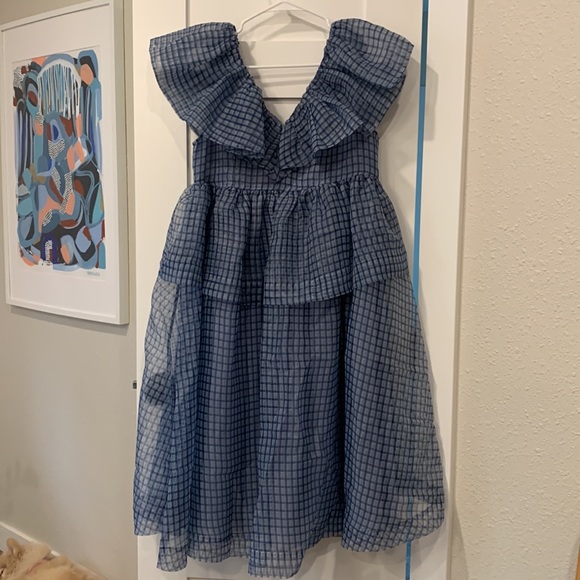 Ganni Blue Fluffy Dress of your dreams - Picture 2 of 3